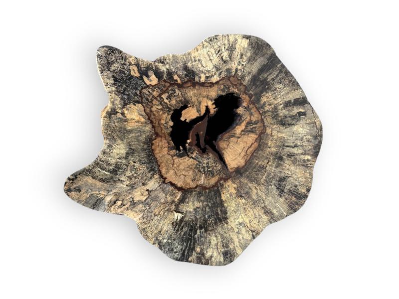 TABLE BASSE MASSIVE EN BOIS DE TAMARIN AZORES