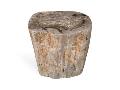 SGABELLO ORGANICO IN LEGNO PIETRIFICATO NATURALE