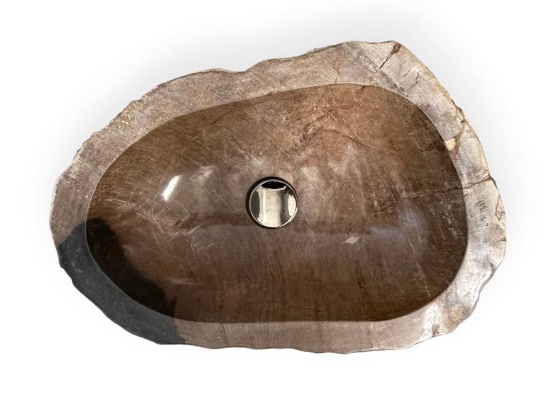 LAVABO DE MADERA FOSILIZADA MOANDA