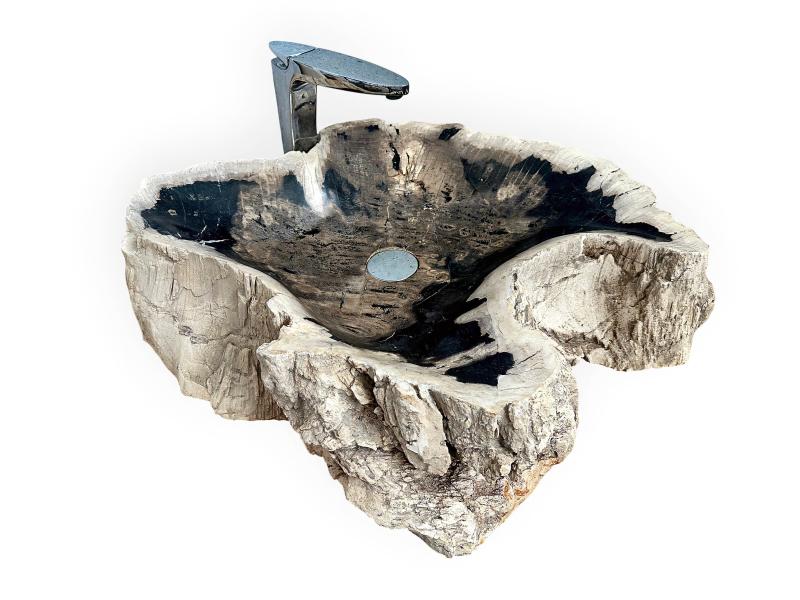 LAVABO DA APPOGGIO IN LEGNO FOSSILIZZATO HAMILTON
