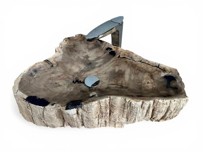 LAVANDINO IN LEGNO FOSSILE AGANOA