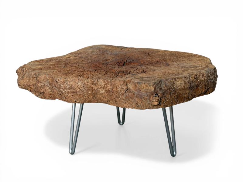 TABLE BASSE EN TECK PRIMITIF SASSARI
