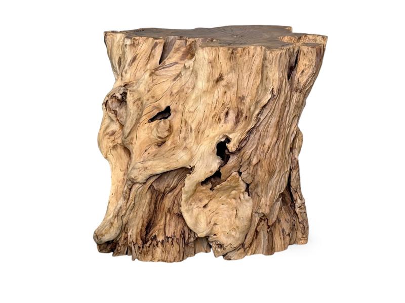 TABLE TRONC EN BOIS ANDORRE