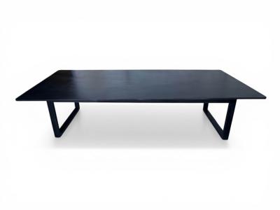 BLACK WOOD DINING TABLE ALGHERO