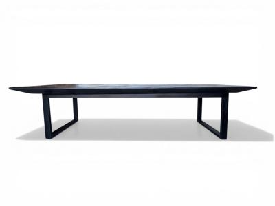 BLACK WOOD DINING TABLE ALGHERO