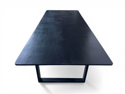 BLACK WOOD DINING TABLE ALGHERO