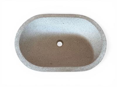 LAVABO GRIS CLARO DE TERRAZO VERONETTA