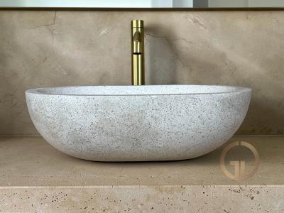 LIGHT GREY SINK IN TERRAZZO VERONETTA