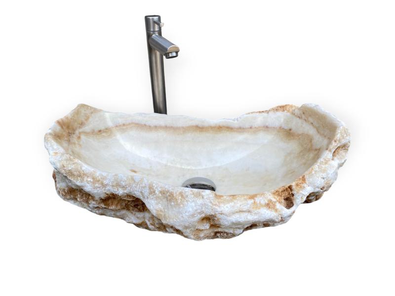 LAVABO MINI LUMINOSO DE PIEDRA MONDELLO