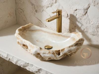 LAVABO MINI LUMINOSO DE PIEDRA MONDELLO