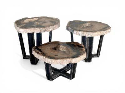 COMPOSITION DE TROIS TABLES BASSES OLTRANTO