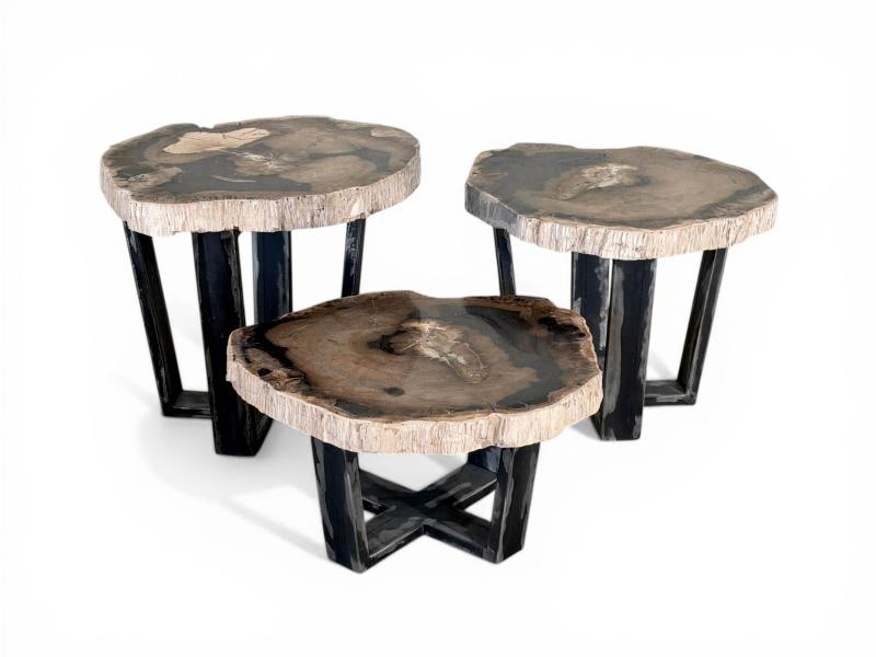 COMPOSITION DE TROIS TABLES BASSES OLTRANTO