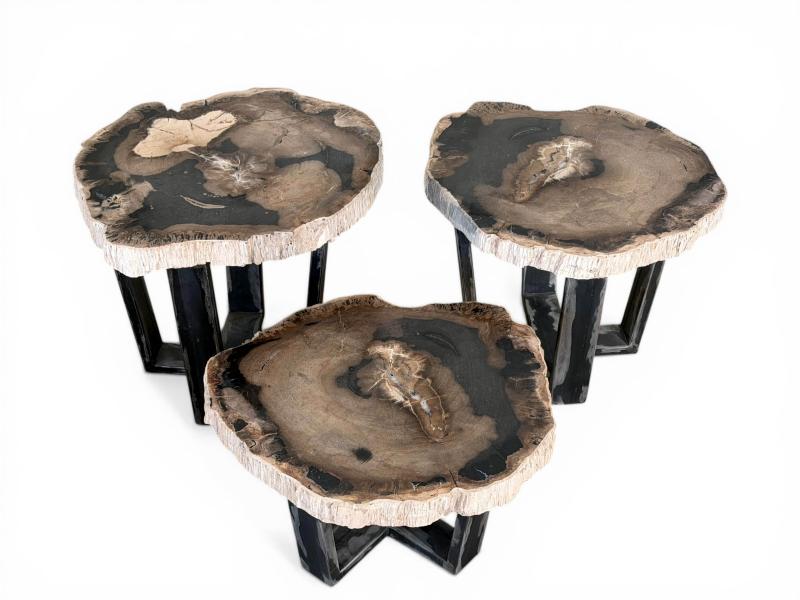 COMPOSITION DE TROIS TABLES BASSES OLTRANTO