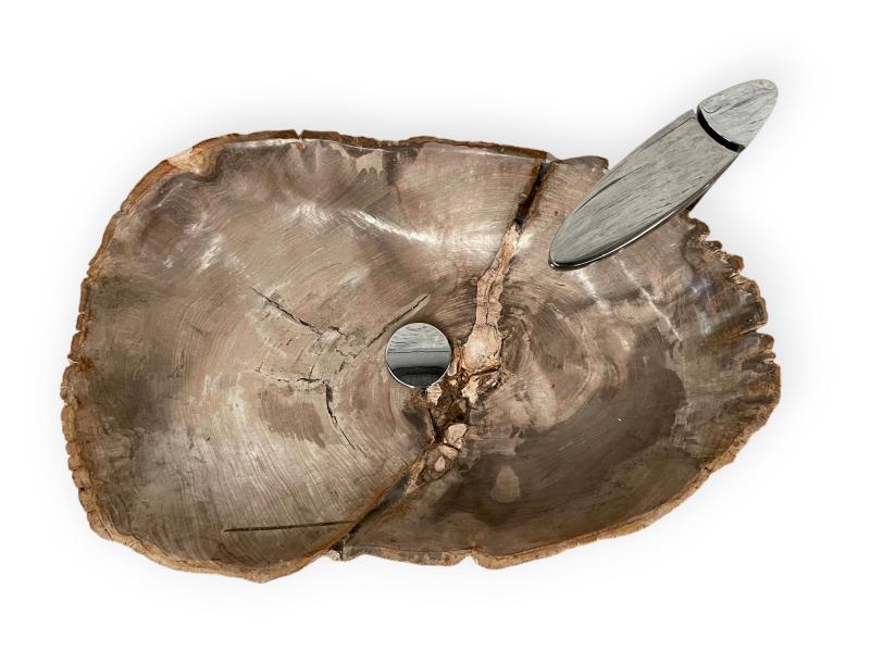 LAVABO FOSILIZADO DE MADERA NATURAL CARINTIA