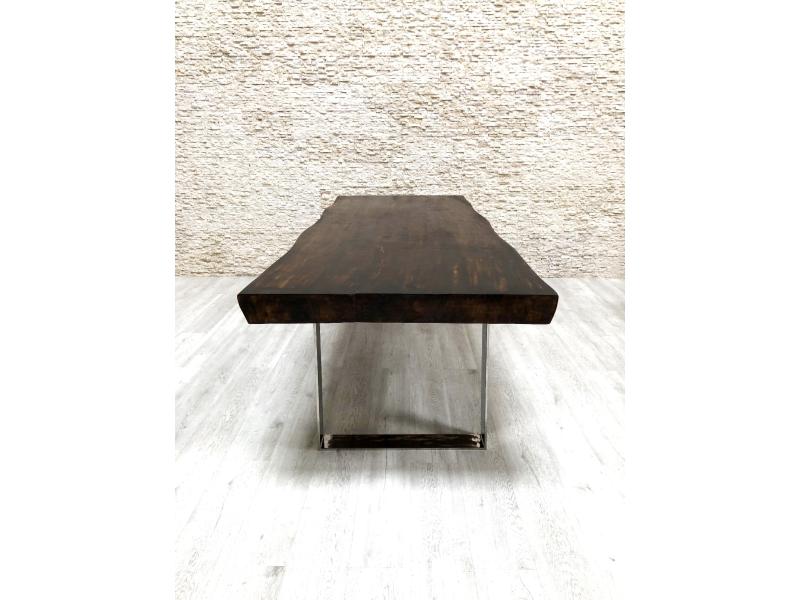 PIEDS DE TABLE EN ACIER CHROMÉ 2