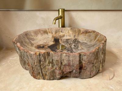 LAVABO OCRE DE PIEDRA NATURAL BENEVENTO
