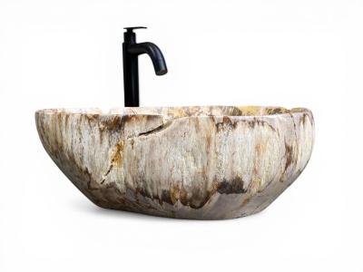 LAVABO DE FUSTA PETRIFICADA BALI