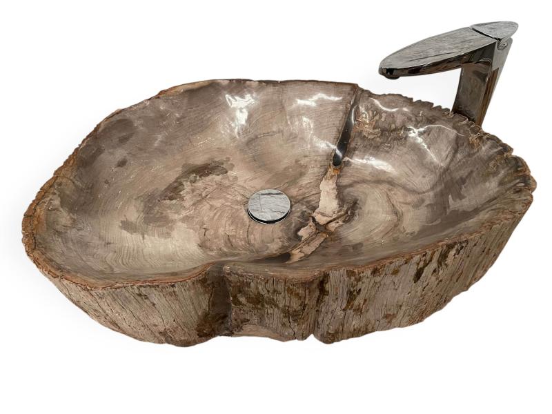 LAVANDINO IN LEGNO PIETRIFICATO MONTANA