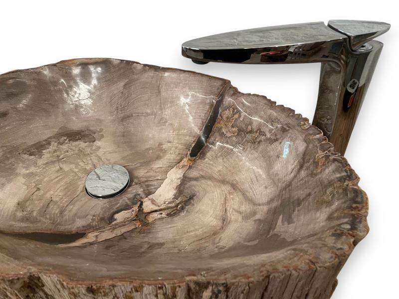 VASQUE A POSER EN BOIS PETRIFIE MONTANA