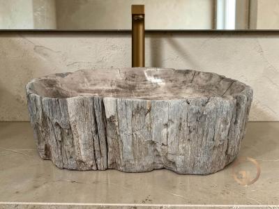 PETRIFIED WOODEN WASHBASIN LOMBOK