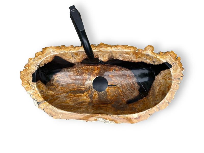 FOSSILIZED WOODEN WASHBASIN LEGIAN