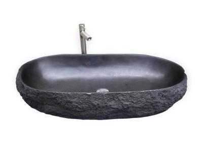LAVABO NEGRE MAT DE PEDRA DE LAVA XIPRE