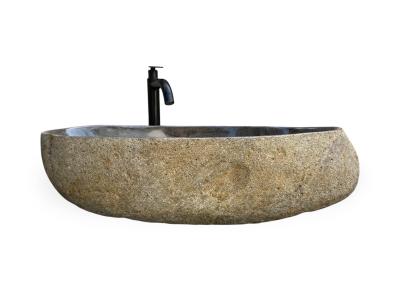LAVABO DE ROCA GRIS VISON CAMBOYA