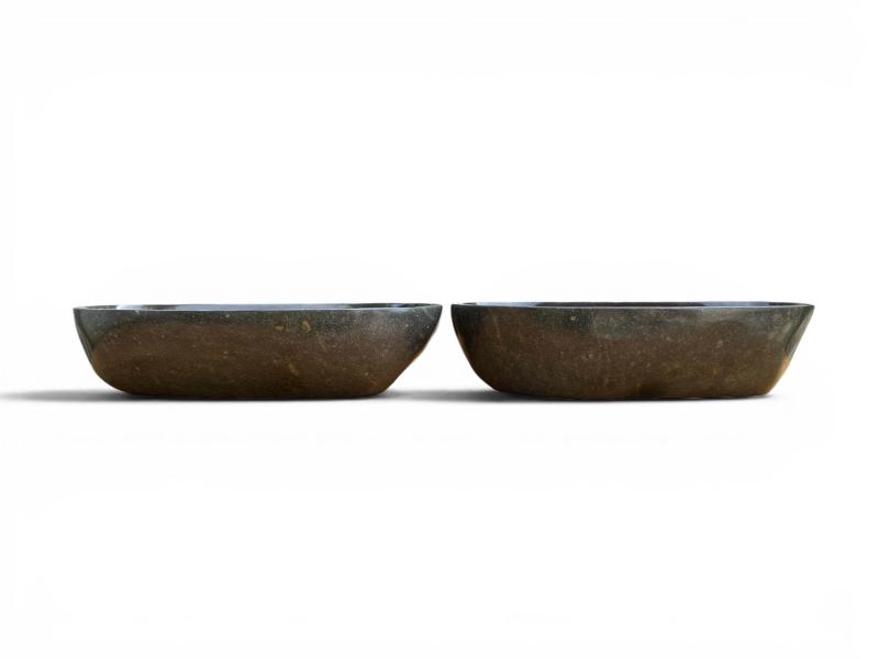 SET WASHBASIN RIVER STONE