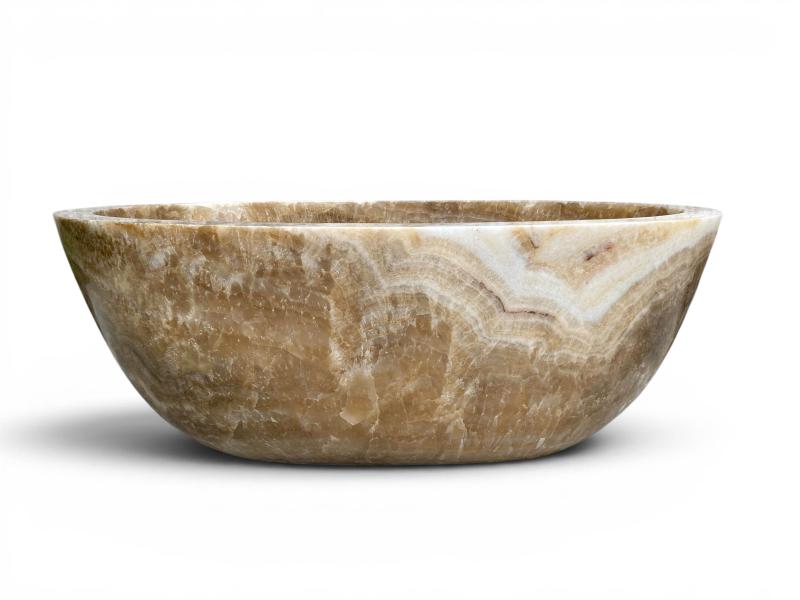 FREE-STANDING STONE BATHTUB MONTBLANC