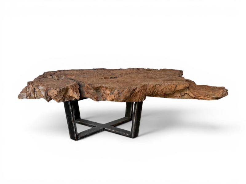 TABLE EN TECK PRIMITIVE SIENA