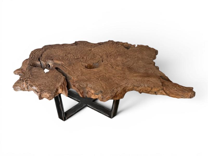 MESA DE TECA PRIMITIVE SIENA