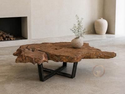 MESA DE TECA PRIMITIVE SIENA