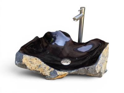 LAVASTEIN WASCHBECKEN BASALTO