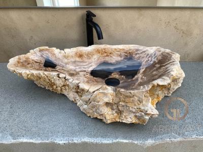 LAVANDINO IN LEGNO FOSSILE GRECIA