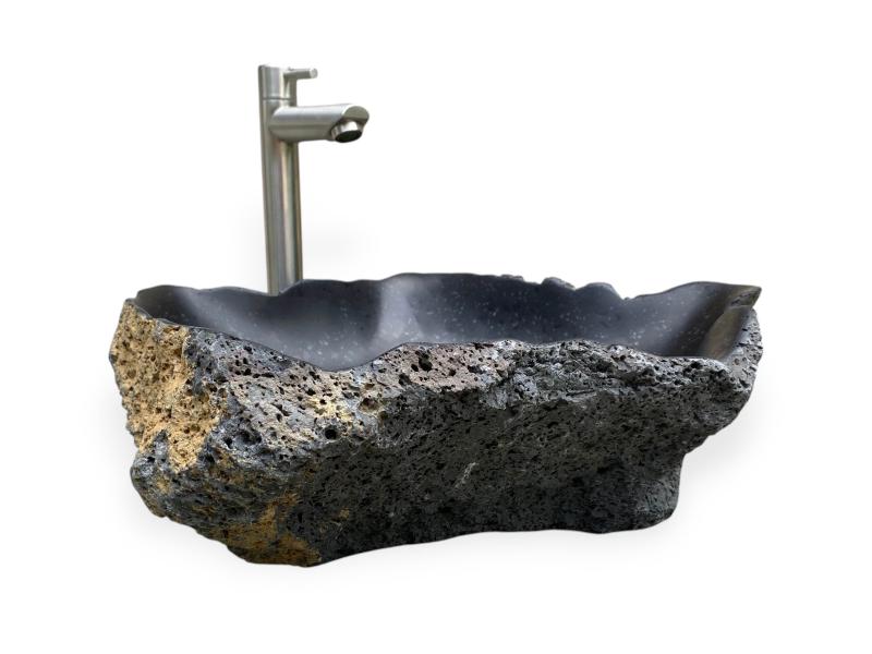 LAVANDINO IN PIETRA VULCANICA BLACK SAND