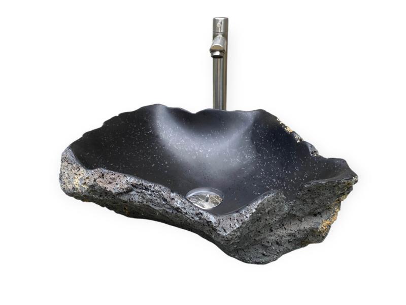 LAVABO DE PEDRA VOLCANICA BLACK SAND