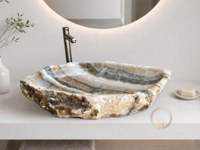 LAVABO DA APPOGGIO DI ONICE HERMES