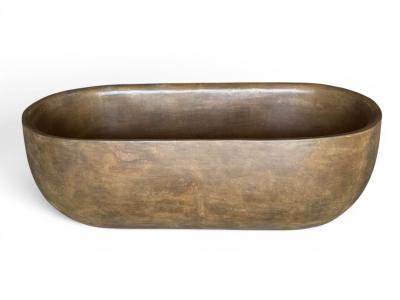 KHAKI BADEWANNE AUS ZEMENT PORTINATX