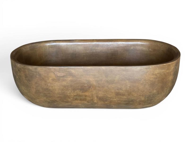KHAKI BADEWANNE AUS ZEMENT PORTINATX