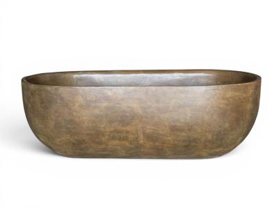 KHAKI BADEWANNE AUS ZEMENT PORTINATX