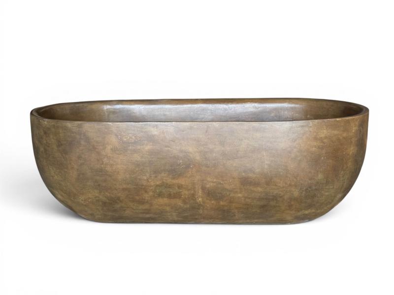 KHAKI BADEWANNE AUS ZEMENT PORTINATX