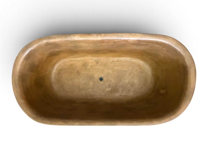 KHAKI BADEWANNE AUS ZEMENT PORTINATX