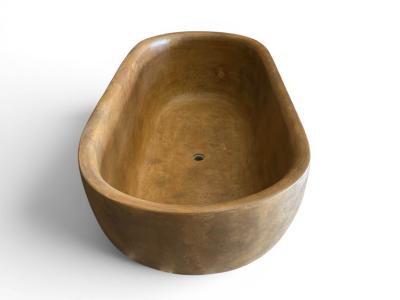 KHAKI BADEWANNE AUS ZEMENT PORTINATX