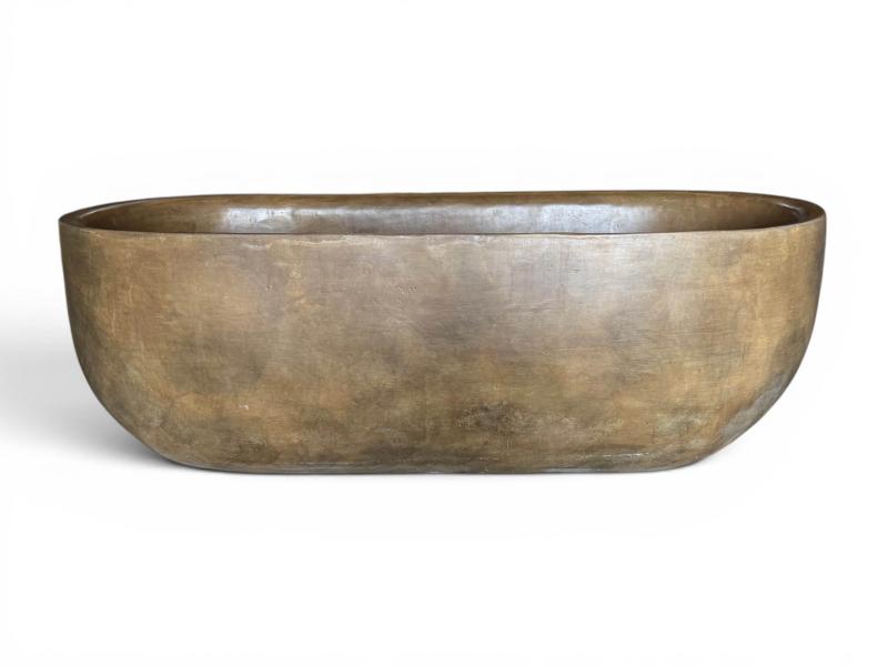 KHAKI BADEWANNE AUS ZEMENT PORTINATX