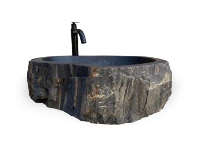 BLACK MATTE STONE SINK DAKAR