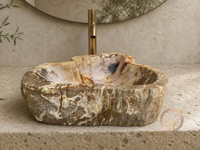 LAVANDINO IN LEGNO FOSSILE MOANDA