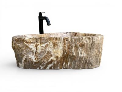 LAVANDINO IN LEGNO FOSSILE MOANDA