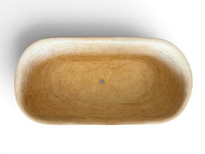BADEWANNE IN SANDMINERALFARBE TOULON