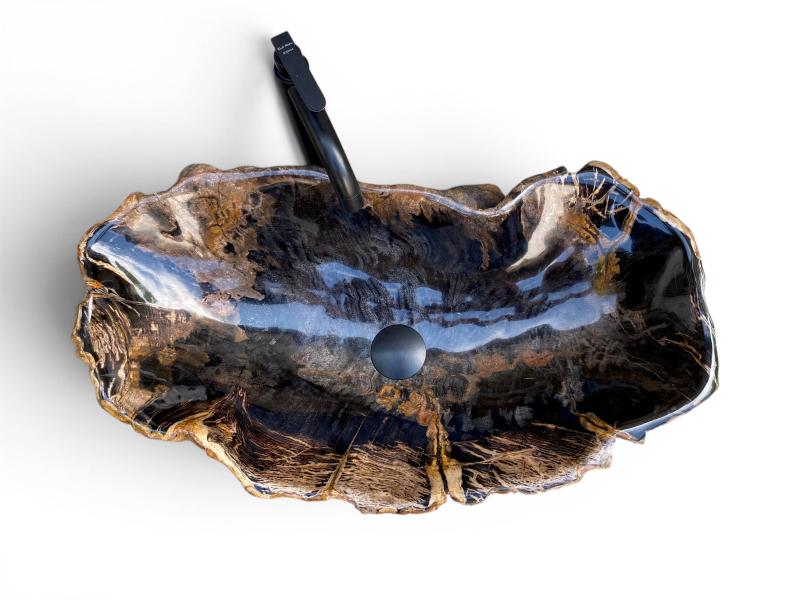AUTHOR SINK IN PETRIFIED WOOD RIBEIRA