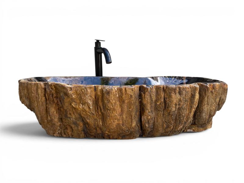 AUTHOR SINK IN PETRIFIED WOOD RIBEIRA